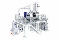 Système de dosage à déballage, mélangeur à double enveloppe, équipement de production de poudre et de liquide de 4000 L, mélangeur de séchage à la charrue sous vide