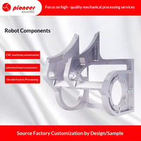 Articulation de coude robotique personnalisée non standard |   Connecteur de coude de bras robotisé usiné CNC |   Robot industriel de haute précision OEM