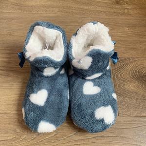 Winter <strong>Woman</strong> Girls Fleece Plush Fur Indoor Grips Warm <strong>Slipper</strong> <strong>Boots</strong> Shoes - Product Image 4