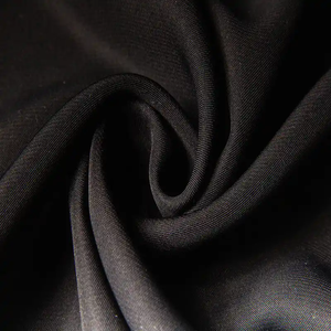 Prix bas <span class=keywords><strong>Tissu</strong></span> Nida Zoom uni teint en <span class=keywords><strong>noir</strong></span> coréen <span class=keywords><strong>Tissu</strong></span> crêpe Nida pour Abaya Robe de femme arabe - Product Image 1