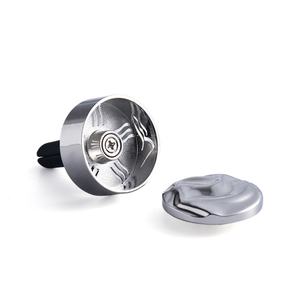 High Quality Round Shape Shiny Silver Gold Customize Logo Car <b>Diffuser</b> - Product Image 5