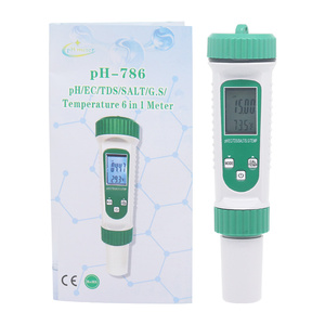 Medidor Digital PH TDS EC Salinidade Tipo Caneta PH-786 6 em 1 para Hidroponia - Product Image 4