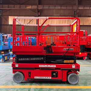 Meja Angkat Scaffolding Listrik Kekuatan Tinggi 4m 6m 8m 10m 12m 14m 16m 18m, Platform <span class=keywords><strong>Lift</strong></span> Gunting untuk Pekerjaan di Ketinggian - Product Image 2