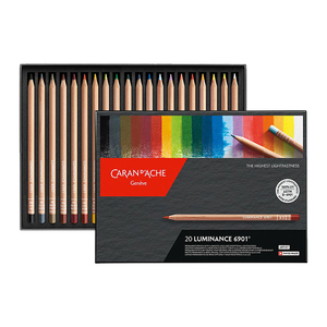 Ensemble de crayons de couleur de qualité supérieure CARAN D'ACHE Swiss Color pour étudiants et artistes, crayon spécial pour dessin à la main pour débutants - Product Image 1
