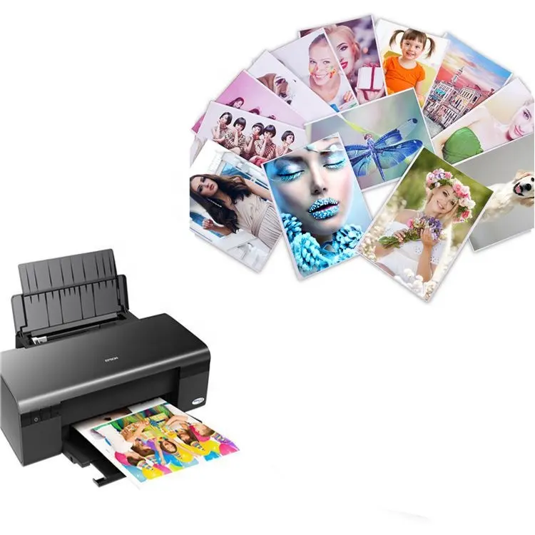 Grosir A3 A4 5*7 Ukuran Matte Besar Colorway Digital Printing RC Kertas Foto Satin untuk Inkjet Printer 240gsm