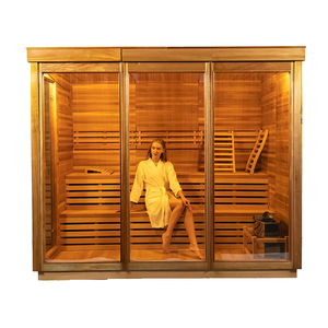 Pièce de sauna à vapeur humide carrée extérieure - Product Image 1
