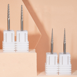 Foret professionnel en carbure non revêtu de 3/32 pouces pour acier inoxydable, grain F/M, pour ponceuse à ongles électrique - Product Image 1