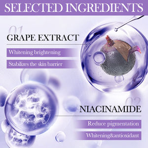 Etiqueta privada SADOER Semillas de uva Juego de cuidado facial Suave Traje de 6 piezas Caja de regalo hidratante facial hidratante para mujeres - Product Image 5