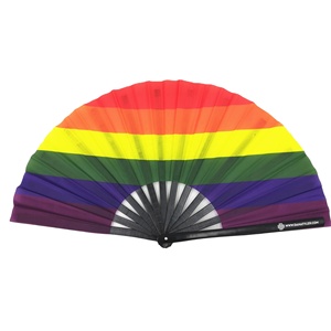 Abanico Plegable de Bambú Grande Personalizado para Decoración - Product Image 1