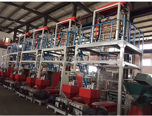 เครื่องผลิตถุงพลาสติกแบบสามชั้นด้วยกระบวนการอัดรีดแบบ Co-Extrusion พร้อมเครื่องเป่าฟิล์ม - Product Image 3