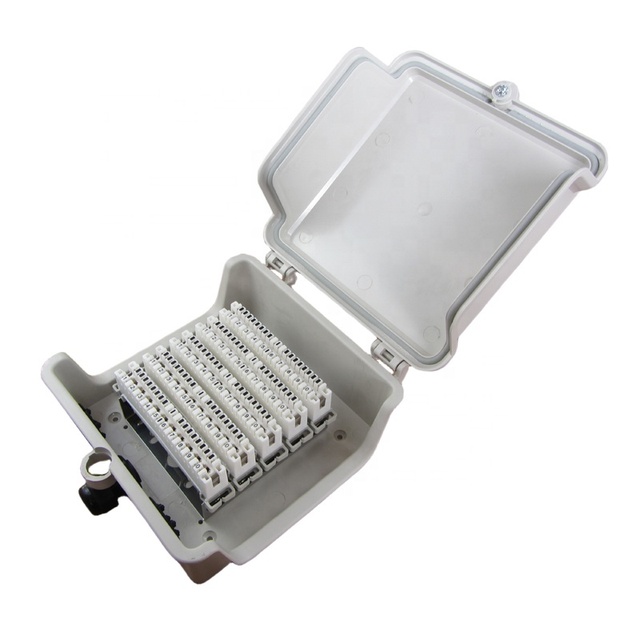 Outdoor 50 Pair Telephone Junction DP Box to Terminate Cable of Secondary Telephone Networks to Cable of Subscriber Line