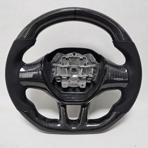 <span class=keywords><strong>Volante</strong></span> Deportivo Personalizado con Calefacción, LED, Cuero y Alcántara, Fibra de Carbono Forjada Real para Peugeot 206/208/308/408/508/<span class=keywords><strong>MK1</strong></span>/<span class=keywords><strong>GTI</strong></span> - Product Image 1