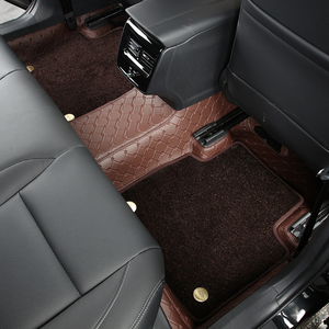 Alfombrilla de lujo para suelo <span class=keywords><strong>Interior</strong></span> de coche de cuero envolvente completo OEM y ODM diseño exclusivo para Toyota para Camry Asia Dragon para Corolla - Product Image 3