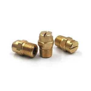 H-U H1/4U HB1/4U Brass flat water jet nozzle For tunnel and reciprocating car wash systems Car washer nozzle