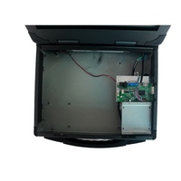 Boîtier d'ordinateur industriel robuste de 13.3 pouces avec châssis de serveur en rack pour clavier portable à écran 1080p en stock