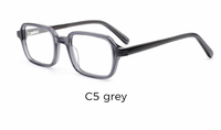 Nouvelle Arrivée Lunettes Carrées Tendance pour Femmes Monture Confortable en Acétate Verres PC Haute Résistance Étui à Lunettes pour le Bureau Quotidien