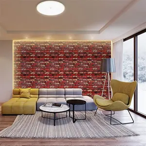 Europa vendita calda migliore qualità nuovo prodotto ultimo design pvc 3d brick wallpaper