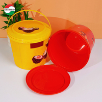 Paquet tenu dans la main de jouet de moule de tasse en plastique de GuangZhou 1L pour des cadeaux d'usine pour le seau de pp de biscuit de crème glacée