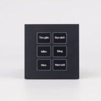 Système de contrôle intelligent pour chambre d'hôtel, système de maison intelligente pour toute la maison, solution pour chambre d'hôtel avec serrure, interrupteur et prise Carmen