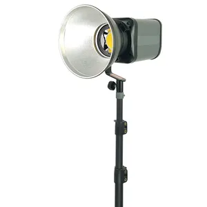 Professional 2700-7500K 100W 9300lm Low Noise LED Video Lighting Bowens Mount Studio LED Video Fill Light