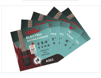 Alice A503 Electric Guitar String Set of 6 Strings Full Electric Guitar Stringed Instrument Accessories