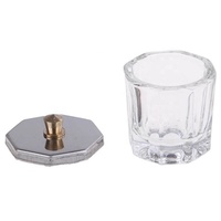 Ongles Cristal Dappen Manucure En Verre Coupe Ongle Acrylique liquide tasse avec couvercle Pour L'art Des Ongles Manucure Outils De Salon