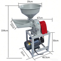 Moulin à farine et céréales domestique : Machine complète pour moudre le blé, le maïs et le riz