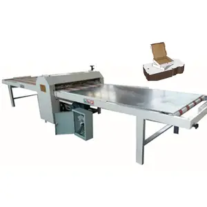 ZH-MQJ2500 giường phẳng cắt tấm bảng bánh pizza hộp Hướng dẫn sử dụng nền tảng con lăn chết máy cắt