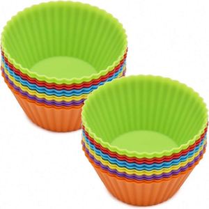 Cake Molds Basics Reusable <b>Silicone</b> Baking Cups Muffin Liners Cake <b>Tools</b> BPA Free Silicon Mold - Product Image 5