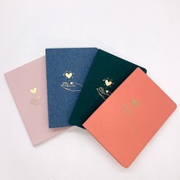 Carnets à couverture rigide en tissu de lin format A5 en gros, impression de journal personnalisée avec pochette en papier