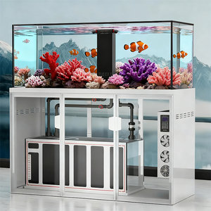 ถังเลี้ยงปลาแก้วสี่เหลี่ยมผืนผ้า300แกลลอนเป็นมิตรต่อสิ่งแวดล้อม - Product Image 1