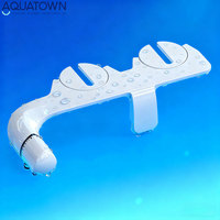 Accessoire de bidet intelligent musulman pour toilettes, en ABS, design moderne pour salle de bain - Lavage vaginal, soins post-partum, nettoyage des fesses