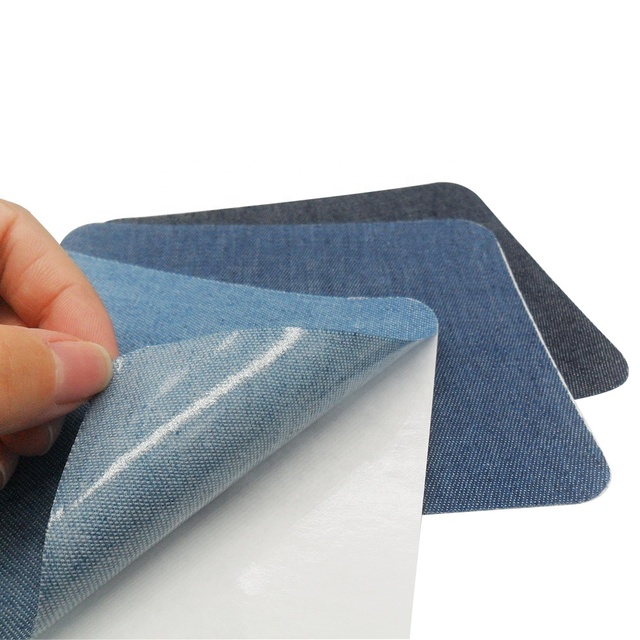 WBG Jean Repair Patch Self-Adhesive Custom Denim Jackets Patches