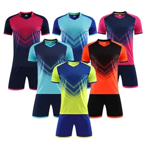 Maillot de football de survêtement personnalisé 2023 ensembles de survêtements ensembles d'uniformes de football en polyester