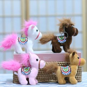 Edición limitada Año Nuevo Caballo pequeño juguete de peluche 12cm llavero juguetes de peluche bolsa colgante Animal de peluche juguetes de peluche regalos de animales - Product Image 6
