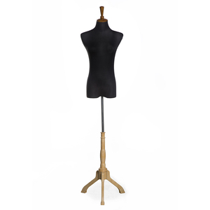 Py-1 Cheap Price <strong>Plastic</strong> Dress Foam Mannequin Half Body Torso <strong>Female</strong> <strong>Dummy</strong> Adult Fabric Mannequins Doll - Product Image 2