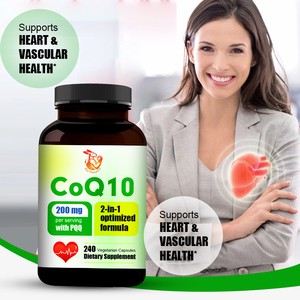 Healthcare Supplement CoQ 10 Capsules with Coenzyme Q10 Dietary Supplement Support Heart Vascular Health Energy Support Capsules - Product Image 6