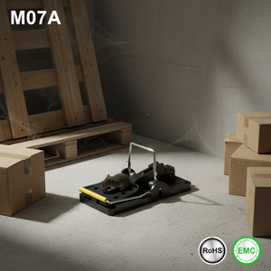 Potente Trampa para Ratones Desechable y Ecológica, Trampa de Plástico de Alta Sensibilidad para Control de Ratones en el Hogar y el Jardín - Product Image 1