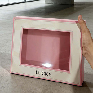 Customized Magnetic Closure Rigid Paper Gift <strong>Box</strong> Biscuit Sweet Cookie Candy <strong>Snacks</strong> Packaging <strong>Box</strong> with Clear Plastic Window - Product Image 2