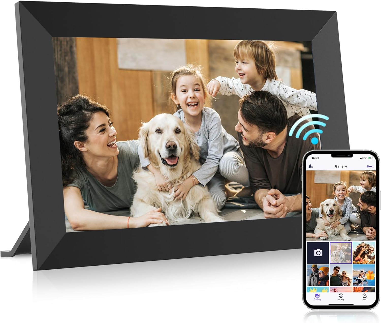 10-дюймовая цифровая акриловая картинка на Android, цифровая фоторамка с wifi облачной памятью
