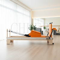 Machine de Pilates Reformer en Bois d'Érable, Équipement d'Entraînement de Pilates pour la Maison, la Salle de Sport, Fournisseur et Fabricant