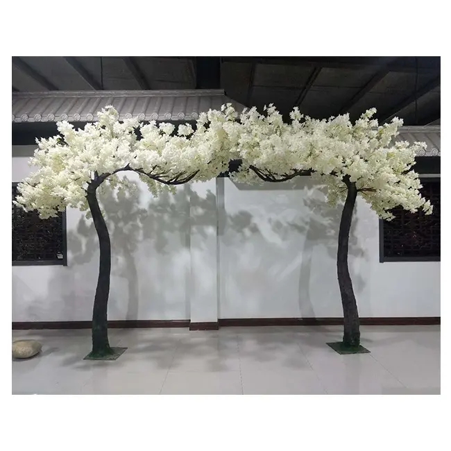 SN-WD057 10 Feet 3 Meter Fake Sakura Tree Cherry Blossom Wedding Backdrop Arch Artificial Cherry Blossom Tree