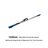 Regla de Medición Mecánica y Digital Específica para Rieles Ranurados de 1435 mm 59R2 60R2 para Medir la Geometría de Vías de Tranvía de Calibre Estándar