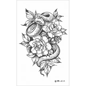 Tatuaje <span class=keywords><strong>de</strong></span> cuerpo <span class=keywords><strong>de</strong></span> medio brazo para hombres Arte corporal <span class=keywords><strong>de</strong></span> animales Semipermanente Venta al por mayor Etiqueta engomada del tatuaje personalizado Último medio <span class=keywords><strong>mes</strong></span> - Product Image 2
