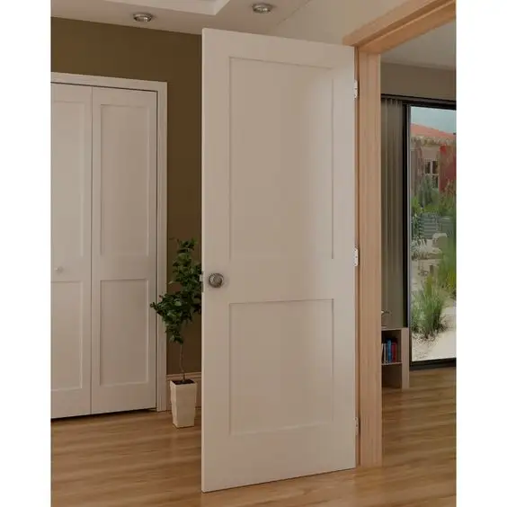 Interior Solid Wooden MDF HDF Door For House With Good Price
