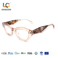 Gafas Ópticas Clásicas Cuadradas de Acetato con Montura Completa, Bloqueo de Luz Azul, para Oficina y Negocios