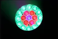 Lampe à tête mobile zoom 19*15W RGBW 4 en 1 à vente chaude, éclairage de scène LED, lumières de mariage, bar, discothèque, concert, contrôle DMX512