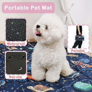 Tapis de dressage pour <span class=keywords><strong>chien</strong></span> pliable, imperméable et lavable en tissu Oxford, pour l'extérieur - Product Image 5