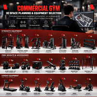 Machine d'entraînement multifonctionnelle FRS OEM pour la musculation et le renforcement musculaire, usage commercial, personnalisable, salle de sport 3D complète