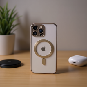 Étui magnétique électroplaqué DAM pour iPhone 12, compatible avec la coque de protection - Product Image 2